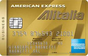 Carta di credito American Express Alitalia Oro Business per uso aziendale