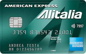 Carta di credito American Express Alitalia Verde per uso personale