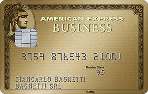 Carta di credito American Express Oro Business per uso aziendale