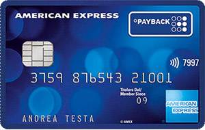 Carta di credito American Express PAYBACK per uso personale