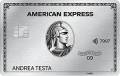 Carta di credito American Express Platino per uso personale