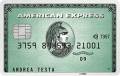 Carta American Express Verde