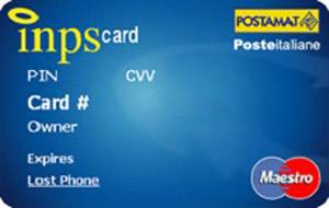 Carta prepagata INPS Card per uso personale