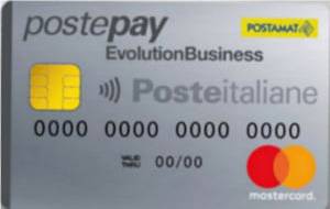 Carta prepagata Postepay Evolution Business per uso aziendale