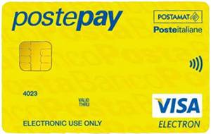 Carta prepagata Postepay Standard per uso personale
