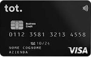 Carta di credito Tot per uso aziendale